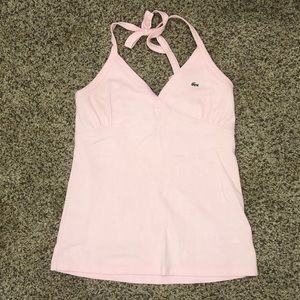 Lacoste Pink Halter Top